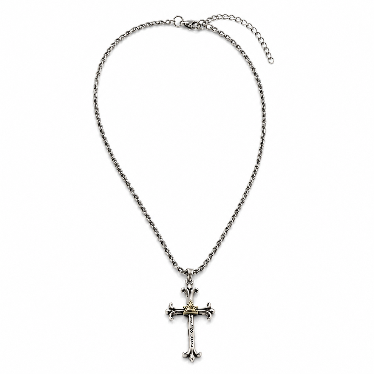 N003 Trinity Cross Necklace