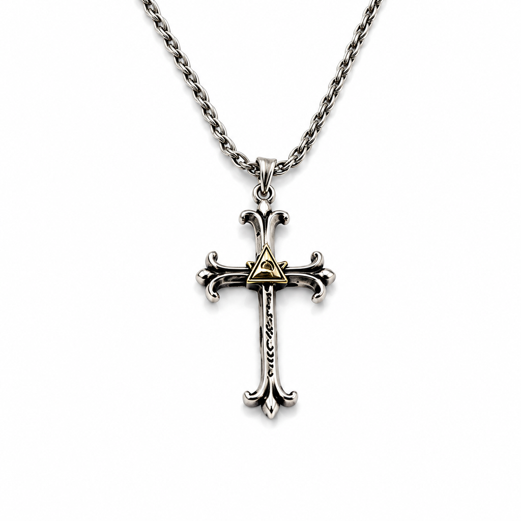 N003 Trinity Cross Necklace