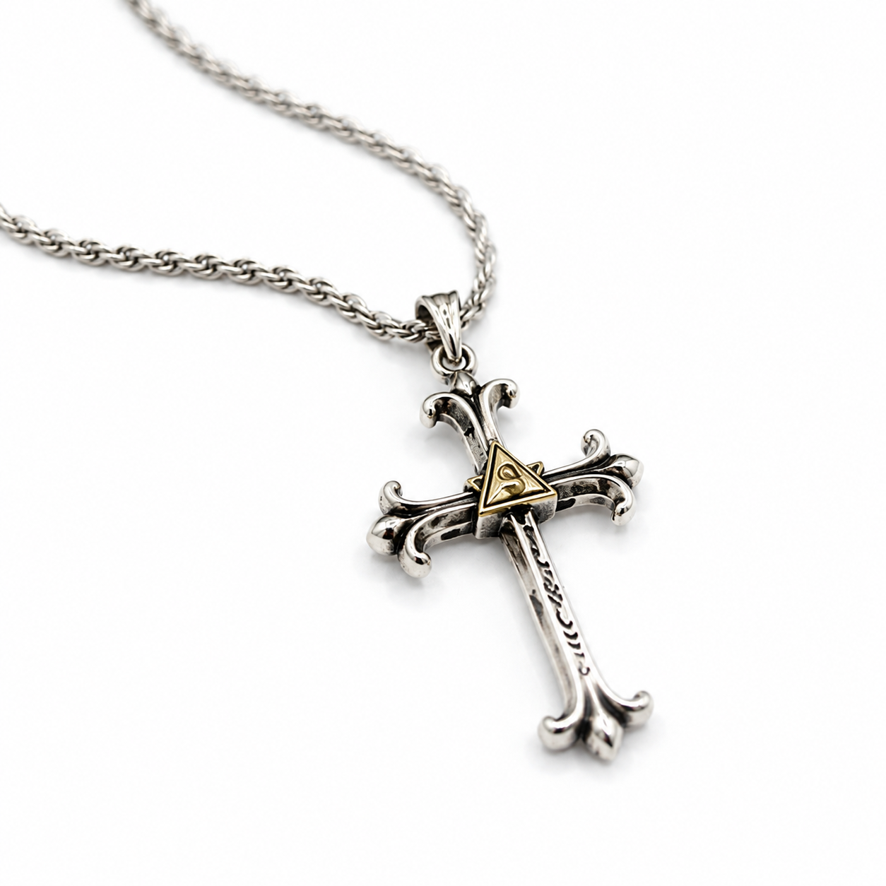 N003 Trinity Cross Necklace