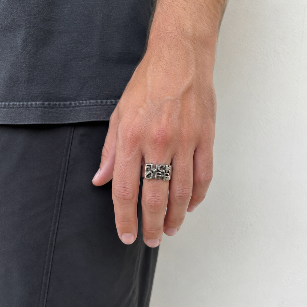 R001 FUCK OFF Ring