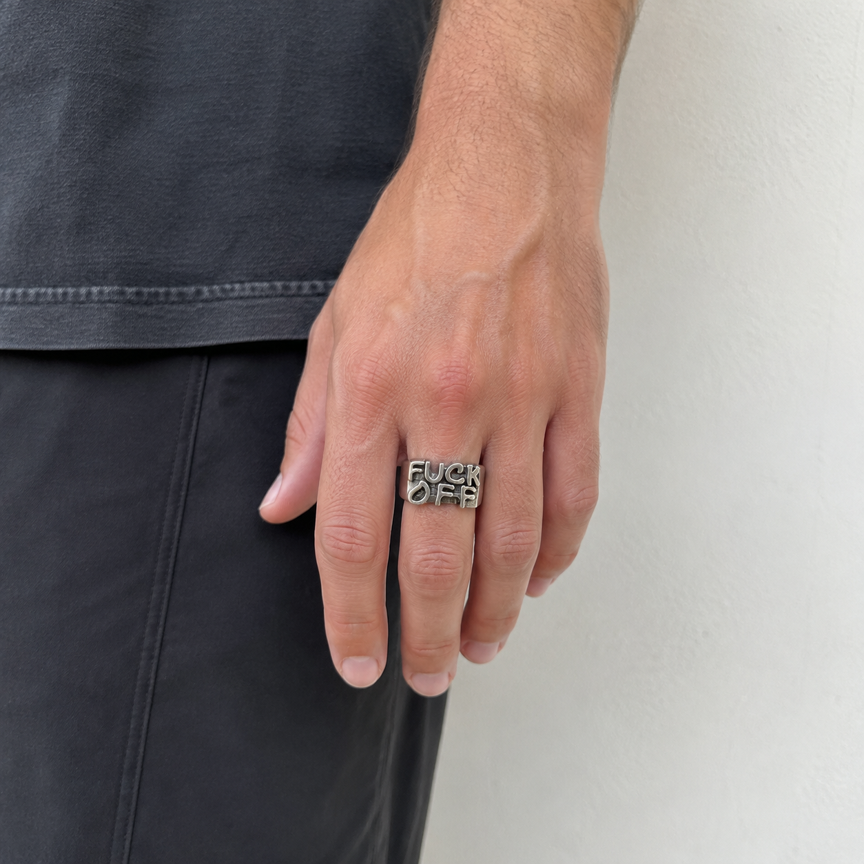 R001 FUCK OFF Ring