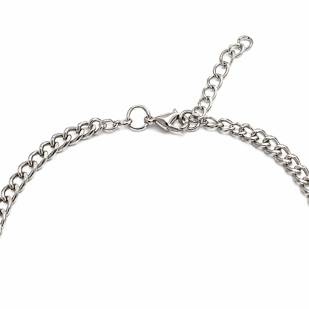 N001 TWIN CROSS LAYERED NECKLACE