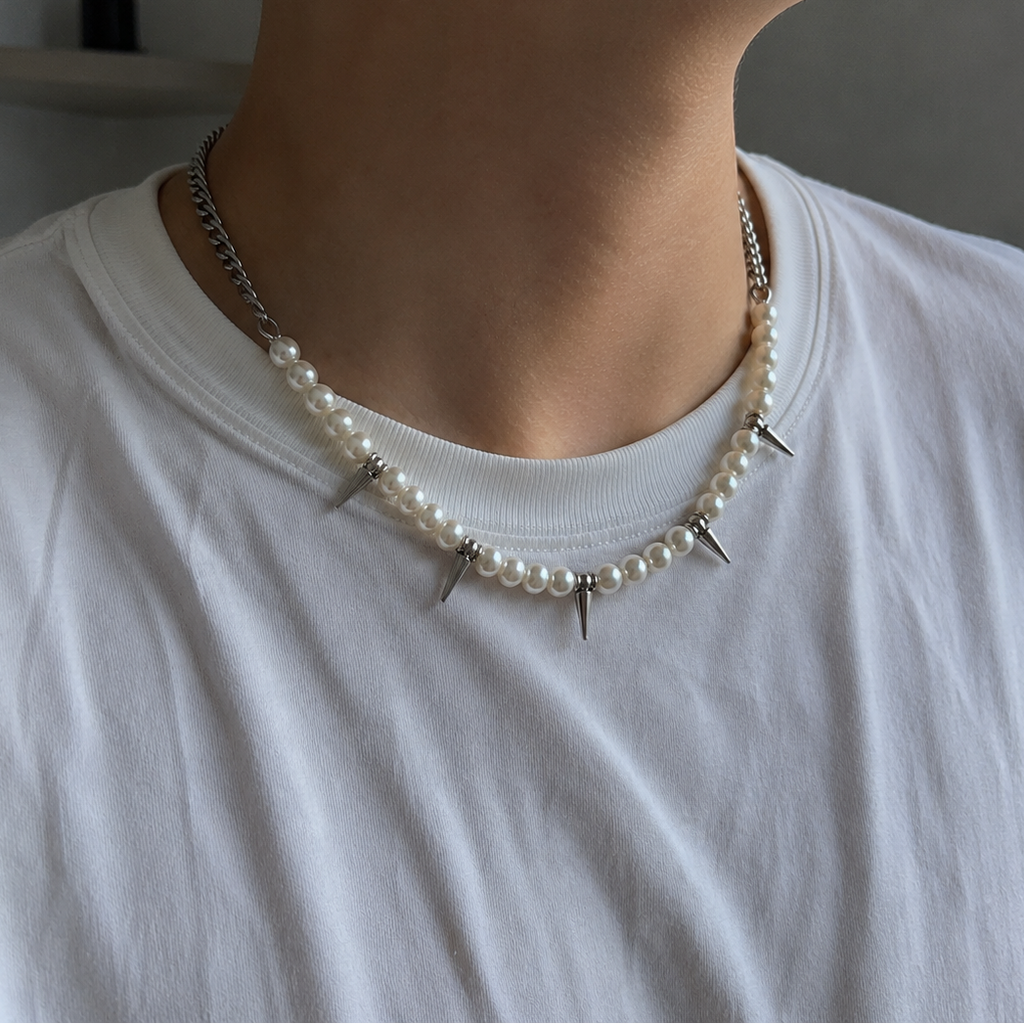 N005 Soft Riot Pearl Necklace