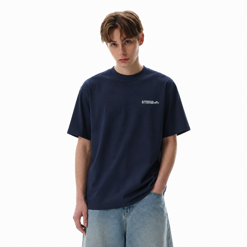 S0477 American Retro Graphic Short-Sleeve T-Shirt – Unisex Loose-Fit Cotton Tee