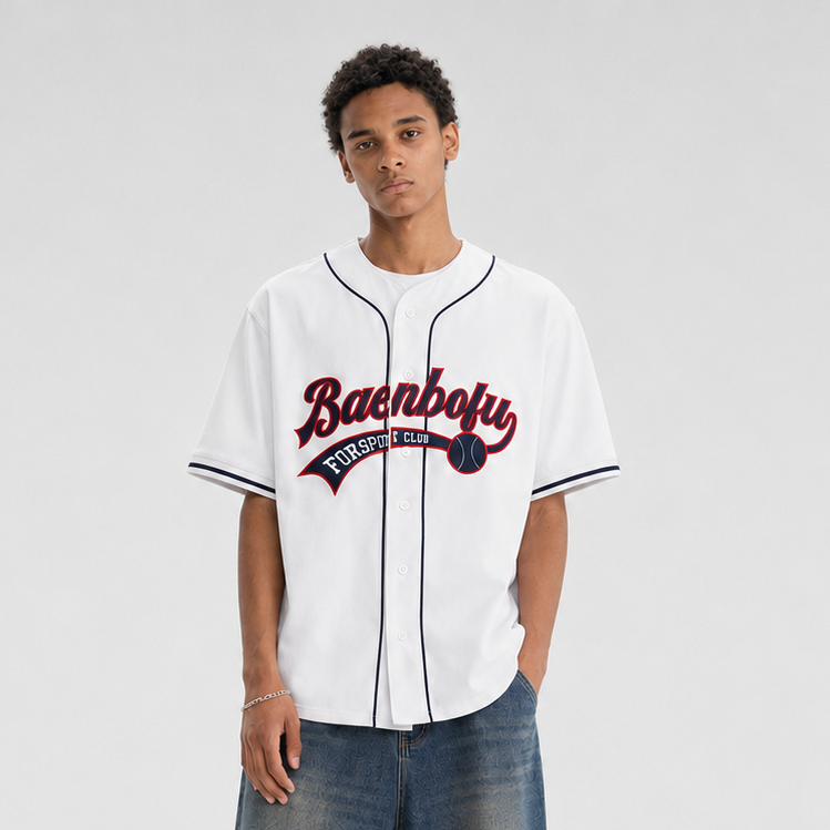 S0468 American vintage HIP-HOP cardigan baseball jacket shirt