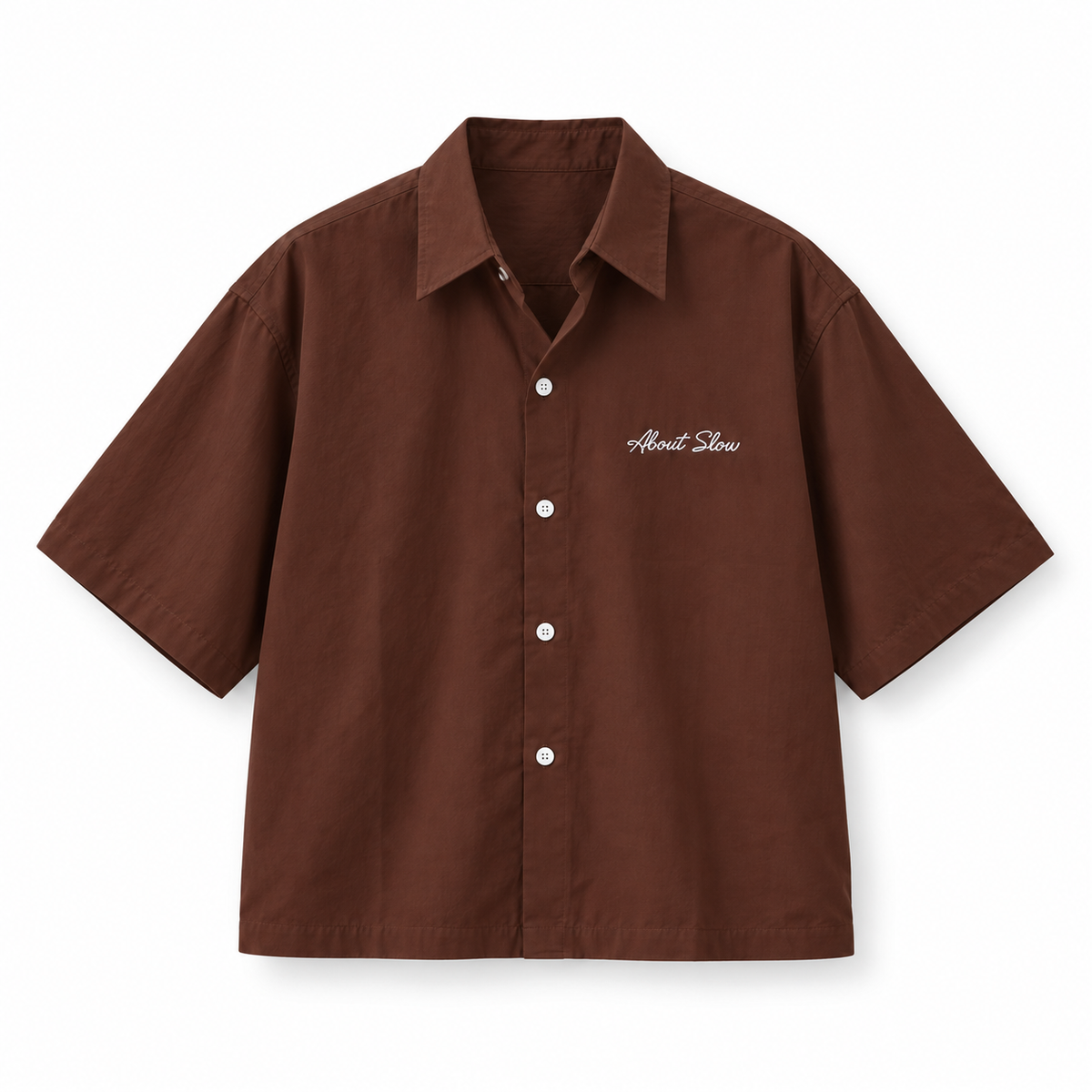 LK001 Embroidered Utility Boxy Shirt