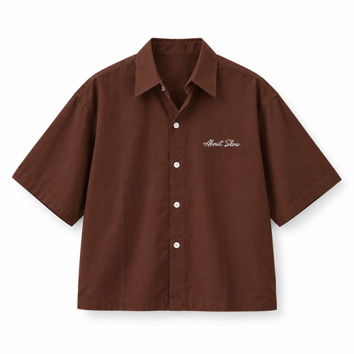 LK001 Embroidered Utility Boxy Shirt