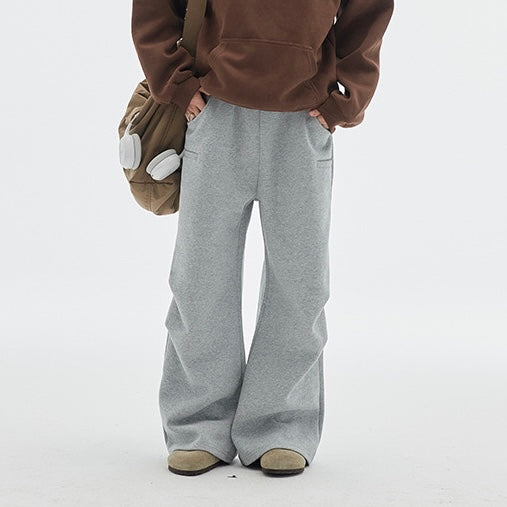 P0167 America Style Retro Simple Design Sense Loose Straight Casual Pants