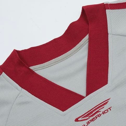 S0071 American Vintage Rocksta Football Sports Style V-neck T-shirt