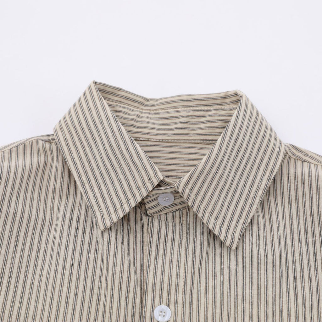 S0174 Japanese cityboy outdoor casual multi-pocket workwear short-sleeved shirt