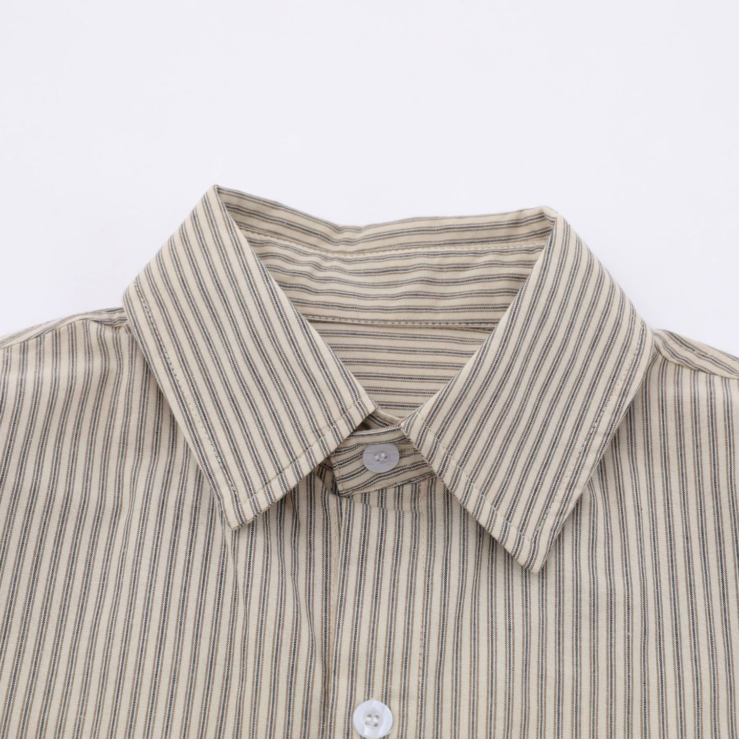 S0174 Japanese cityboy outdoor casual multi-pocket workwear short-sleeved shirt