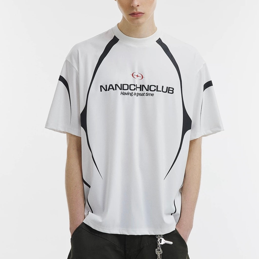 S0361 American letter clothing sports quick-drying short-sleeved T-shirt