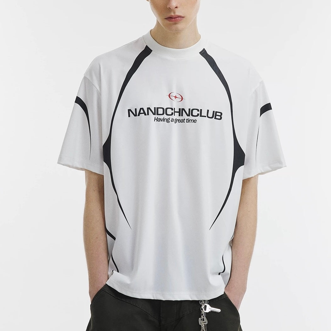 S0361 American letter clothing sports quick-drying short-sleeved T-shirt