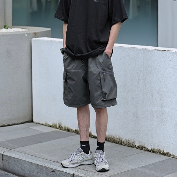 P0188 Japanese-style city boy loose-fitting five-point cargo shorts