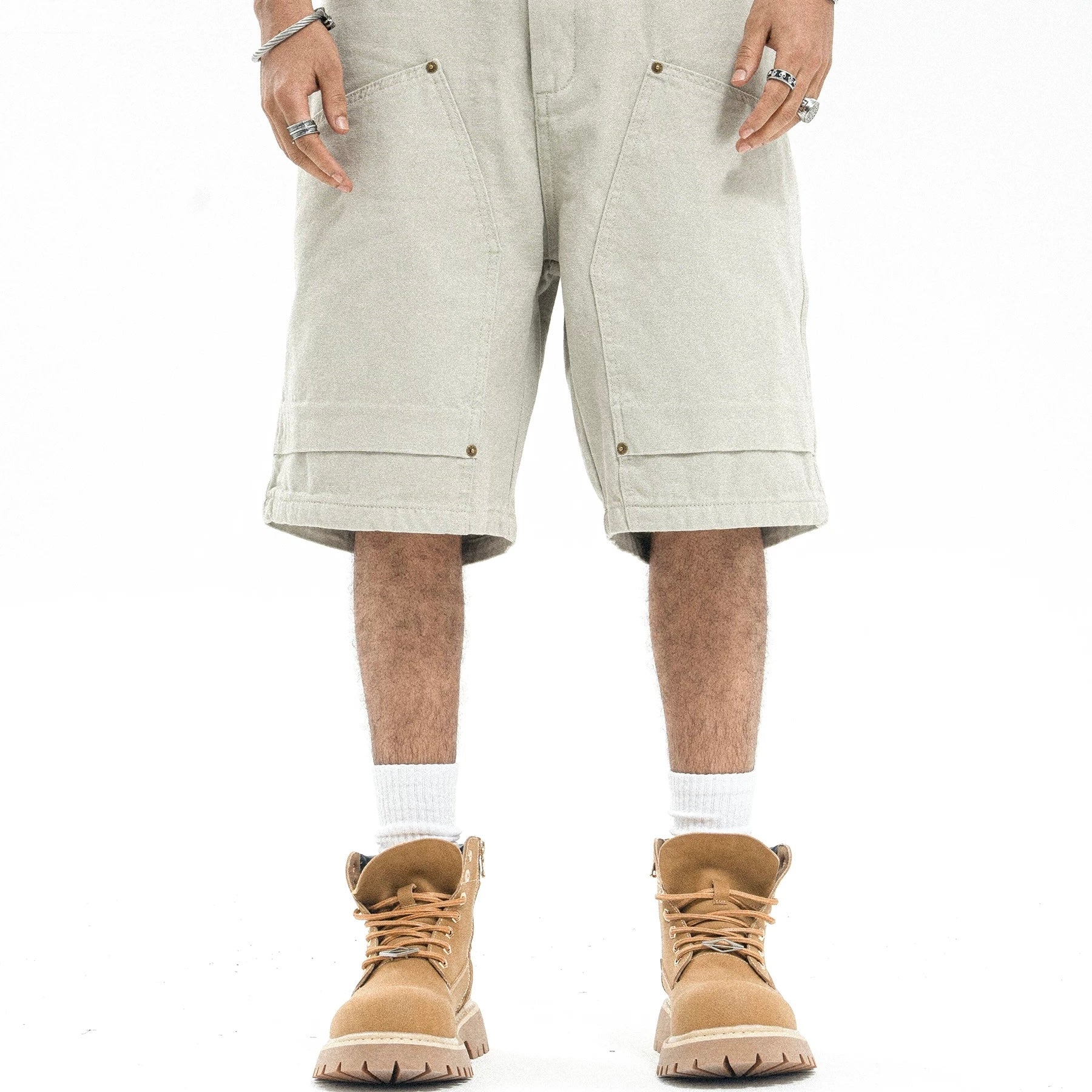 P0191 American Pure Cotton Cargo Casual Short Pant