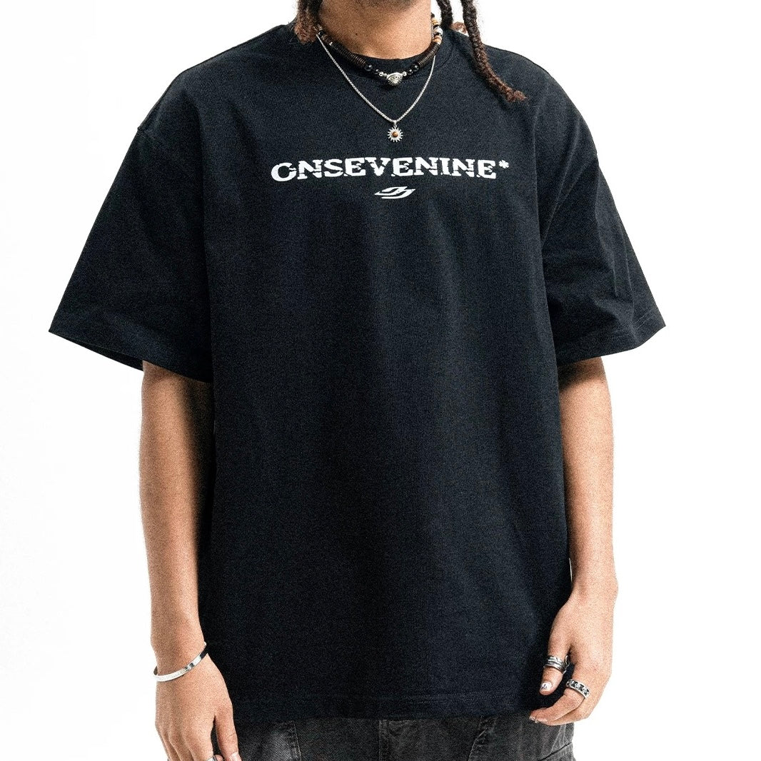 S0399 American style 315g heavyweight pure cotton short-sleeved T-shirt