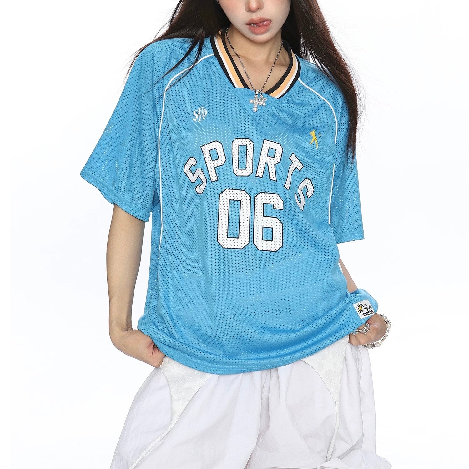 S0391 American-style personalized digital loose-fitting jersey