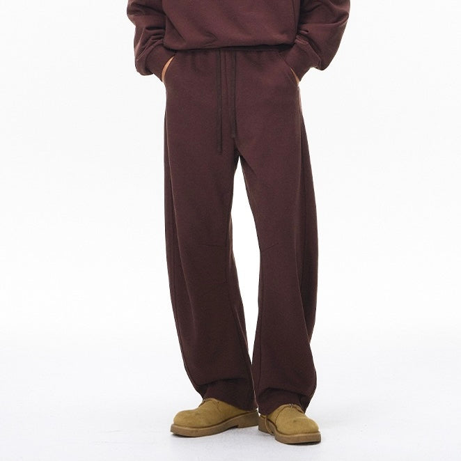 P0197 American Style 380G Wide-Leg Dragon Scale Curved Blade Sweatpants