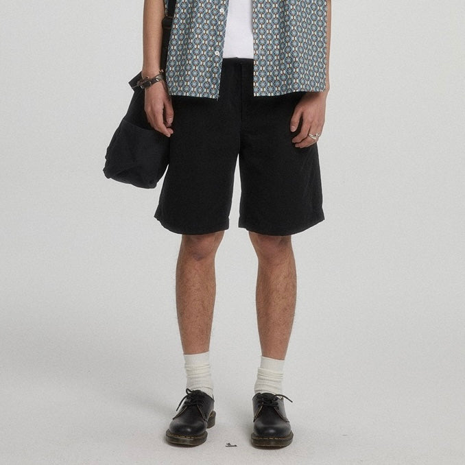 P0199 Japanese-style cityboy retro loose-fitting five-point cargo pants
