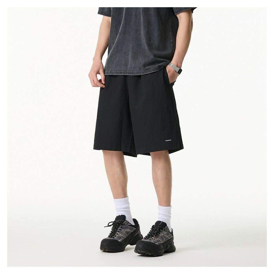 P0200 JAmerican-style loose straight leg five-point casual sports shorts
