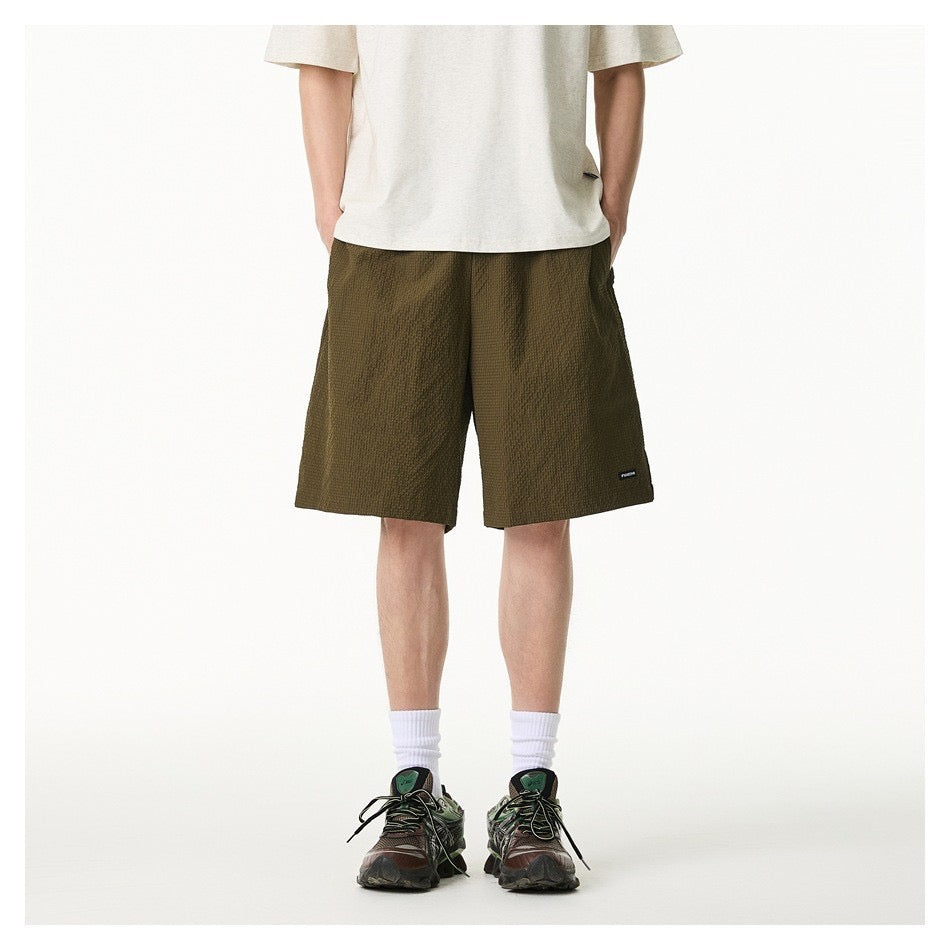 P0200 JAmerican-style loose straight leg five-point casual sports shorts