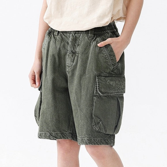 P0203 American-style multi-pocket heavyweight Short Cargo-Pants