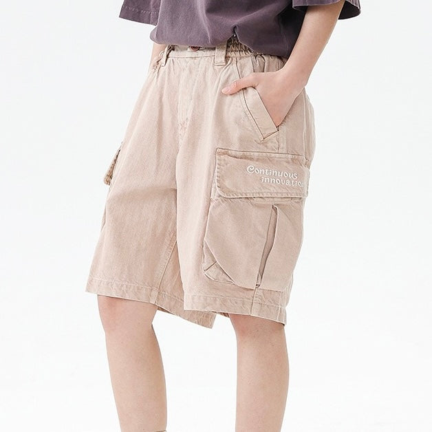 P0203 American-style multi-pocket heavyweight Short Cargo-Pants