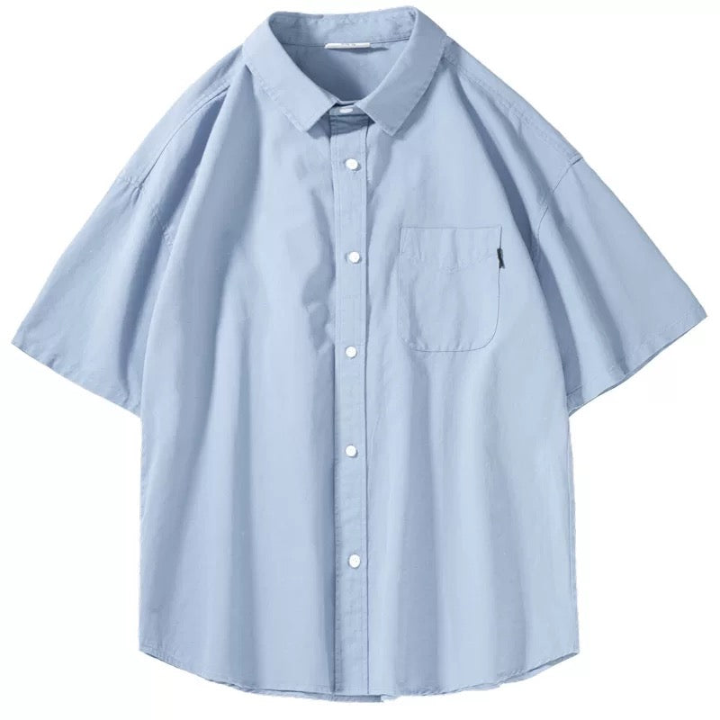 S0013 Oversize Japanese Cargo Lapel Short Sleeve