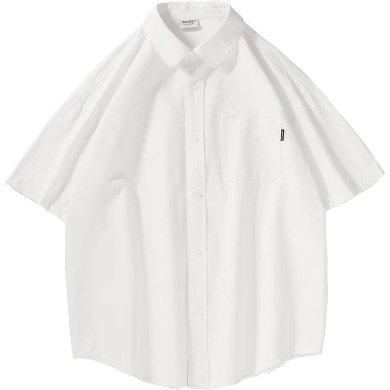 S0013 Oversize Japanese Cargo Lapel Short Sleeve