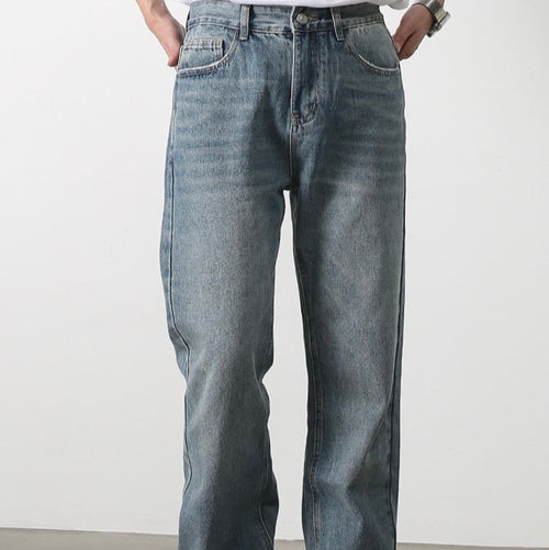 P0012 American High Street Vibe Straight Flared Jeans