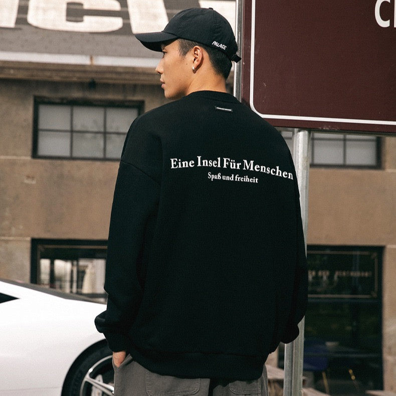 S0040 American Vintage Heavyweight Oversized Crew Neck Sweatshirt
