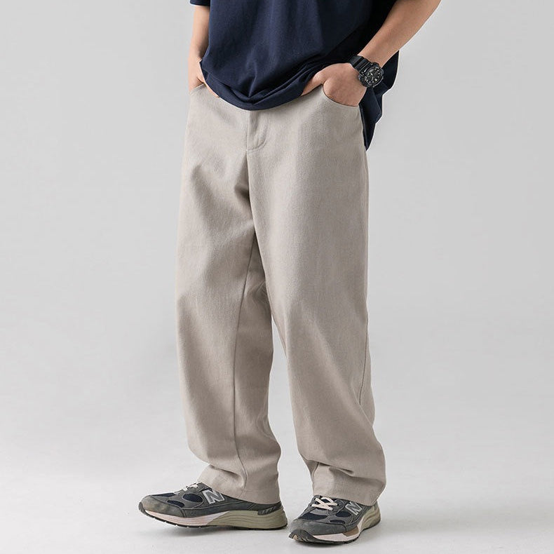 P0029 Japanese Straight Loose Vintage Casual Pants