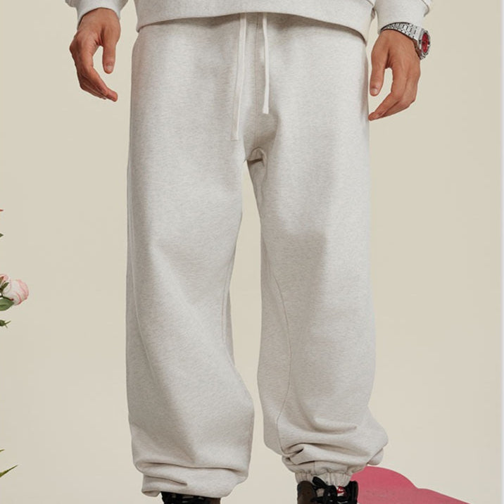 P0047 American loose straight-through pure cotton sports casual pants