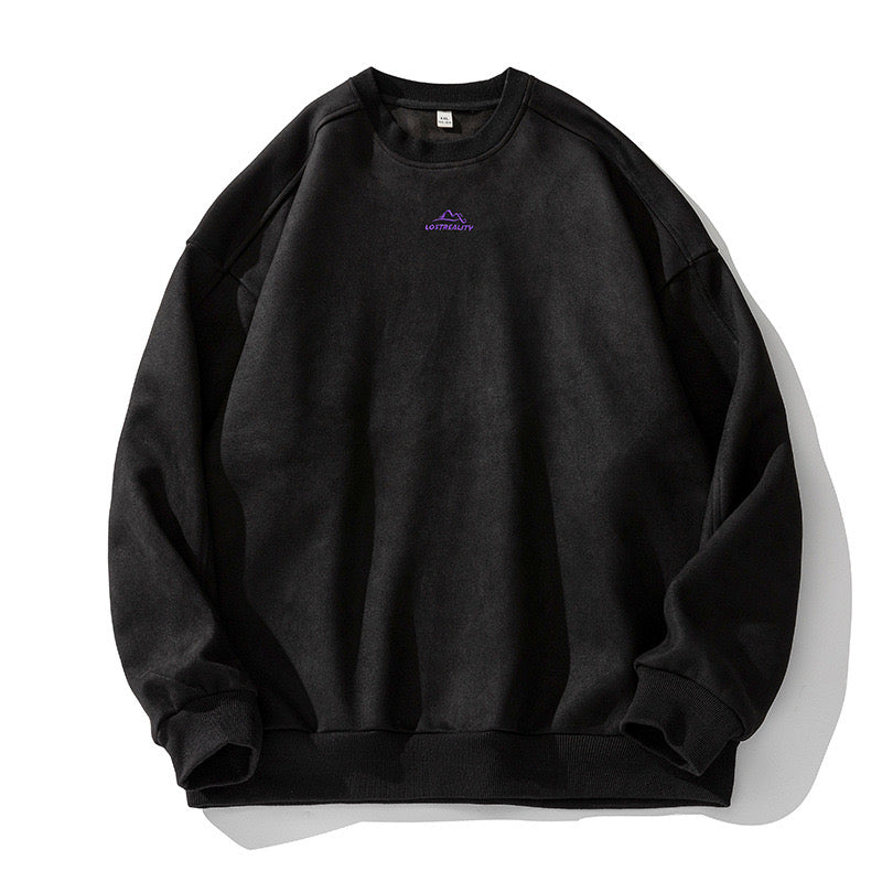 S0120 350g Japanese retro mountain style loose heavy sweatshirt