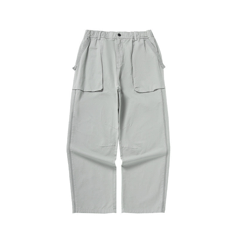 P0089 Japanese style vintage design oversize straight casual trousers