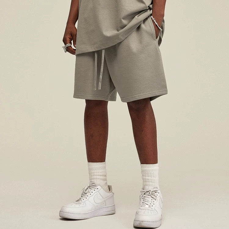 P0091 American style casual quarter short sweatpants