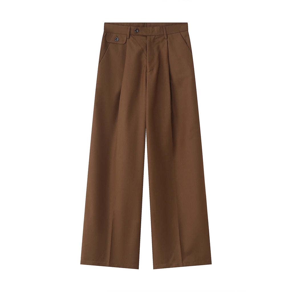 P0093 Korean casual loose lazy style straight pants