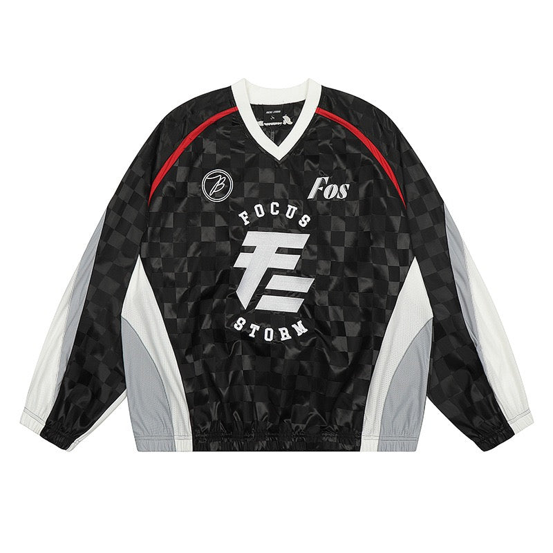 S0188 American Vintage oversize Long-Sleeve Jersey