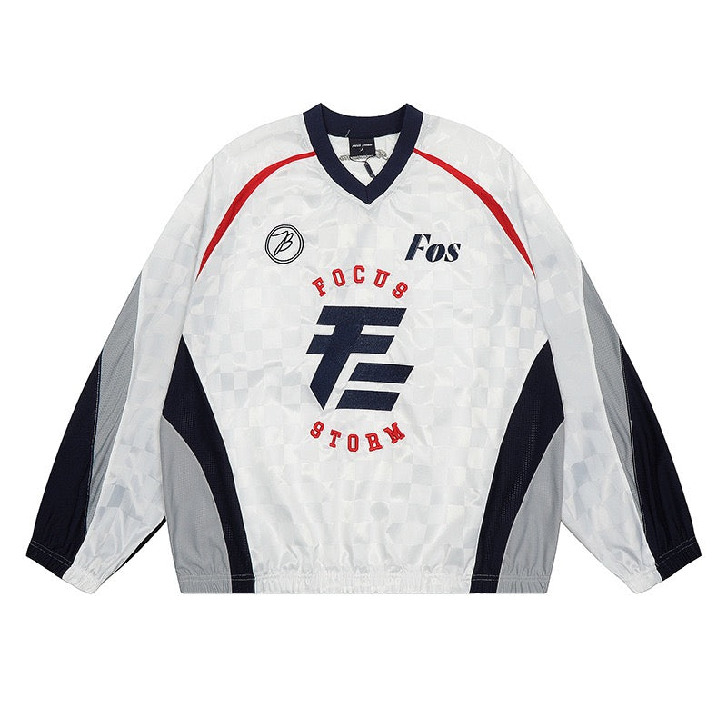 S0188 American Vintage oversize Long-Sleeve Jersey