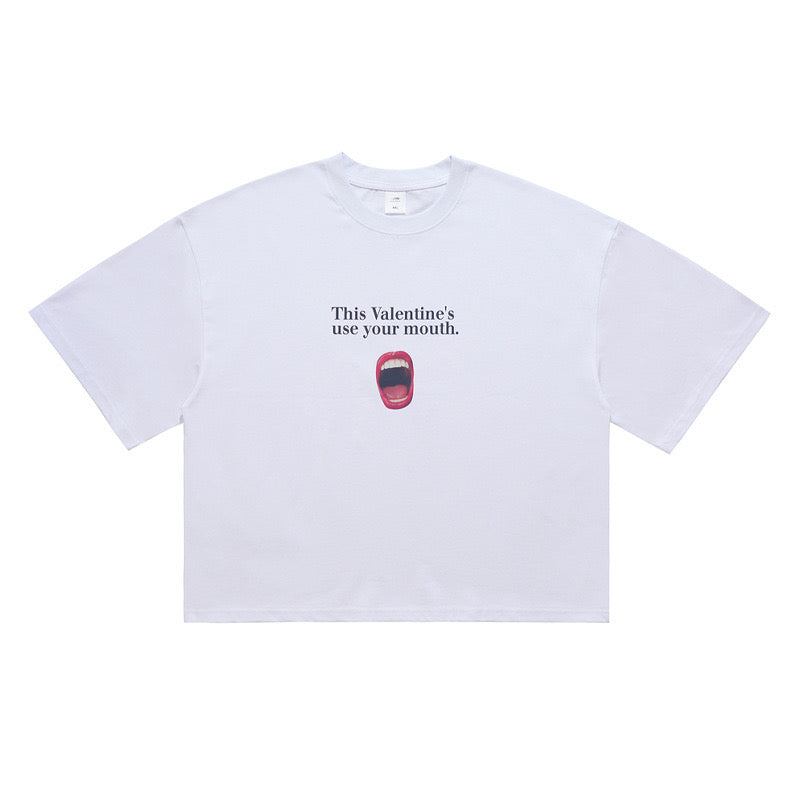 S0199 American Vintage 🔞Mount Print Design Boxy T-Shirt