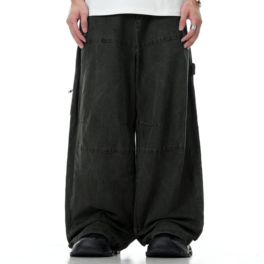 P0159 American Vintage A-line straight cargo jean