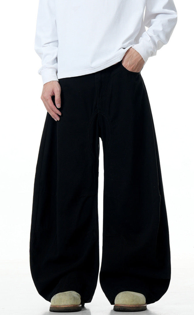P0120 American retro cleanfit loose scimitar overalls