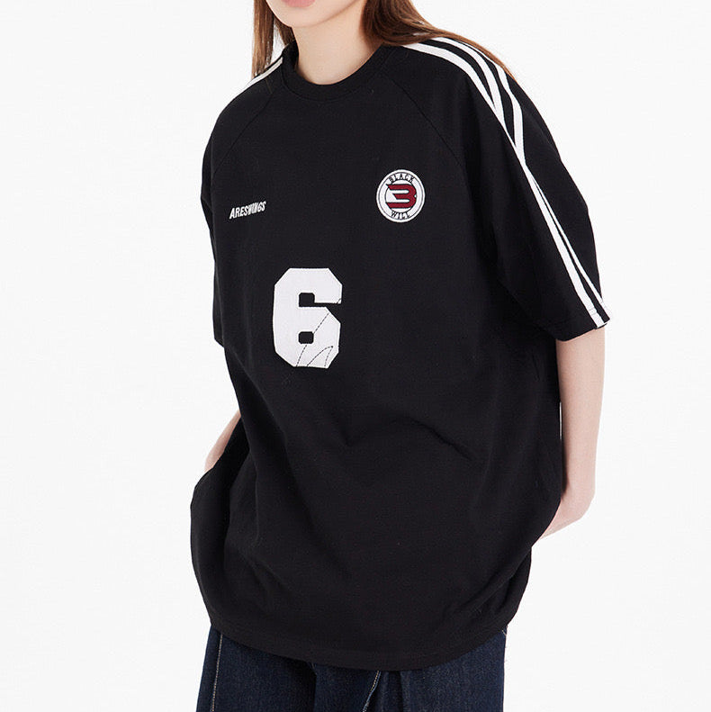 S0257 American 280G heavy retro street simple loose short-sleeved T-shirt