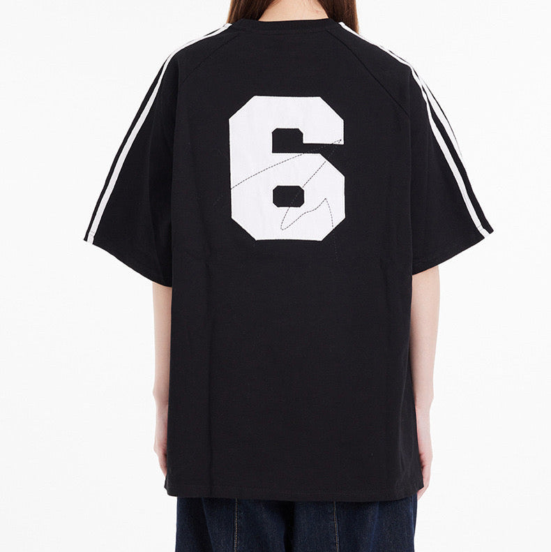 S0257 American 280G heavy retro street simple loose short-sleeved T-shirt