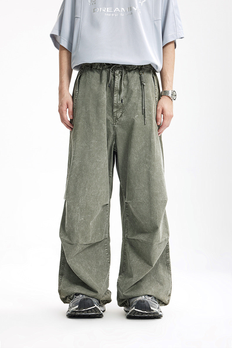 P0135 American style heavy washed cargo pant