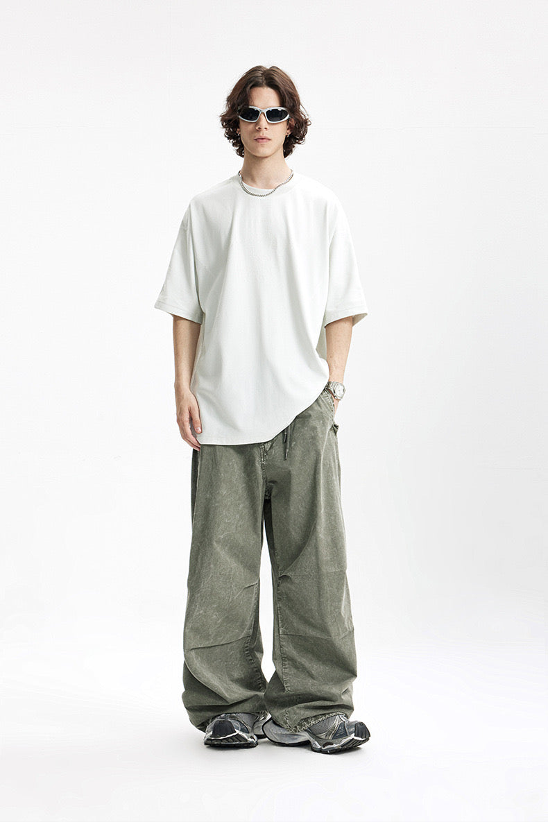 P0135 American style heavy washed cargo pant