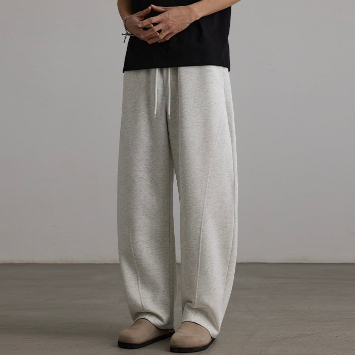 P0142 American Deconstruction Lazy Loose Profile Sports Sweatpants