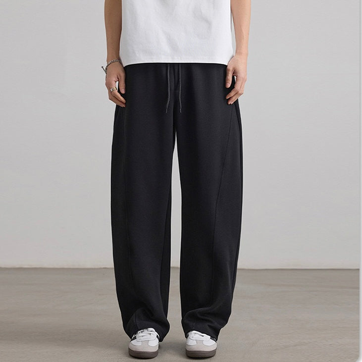 P0142 American Deconstruction Lazy Loose Profile Sports Sweatpants