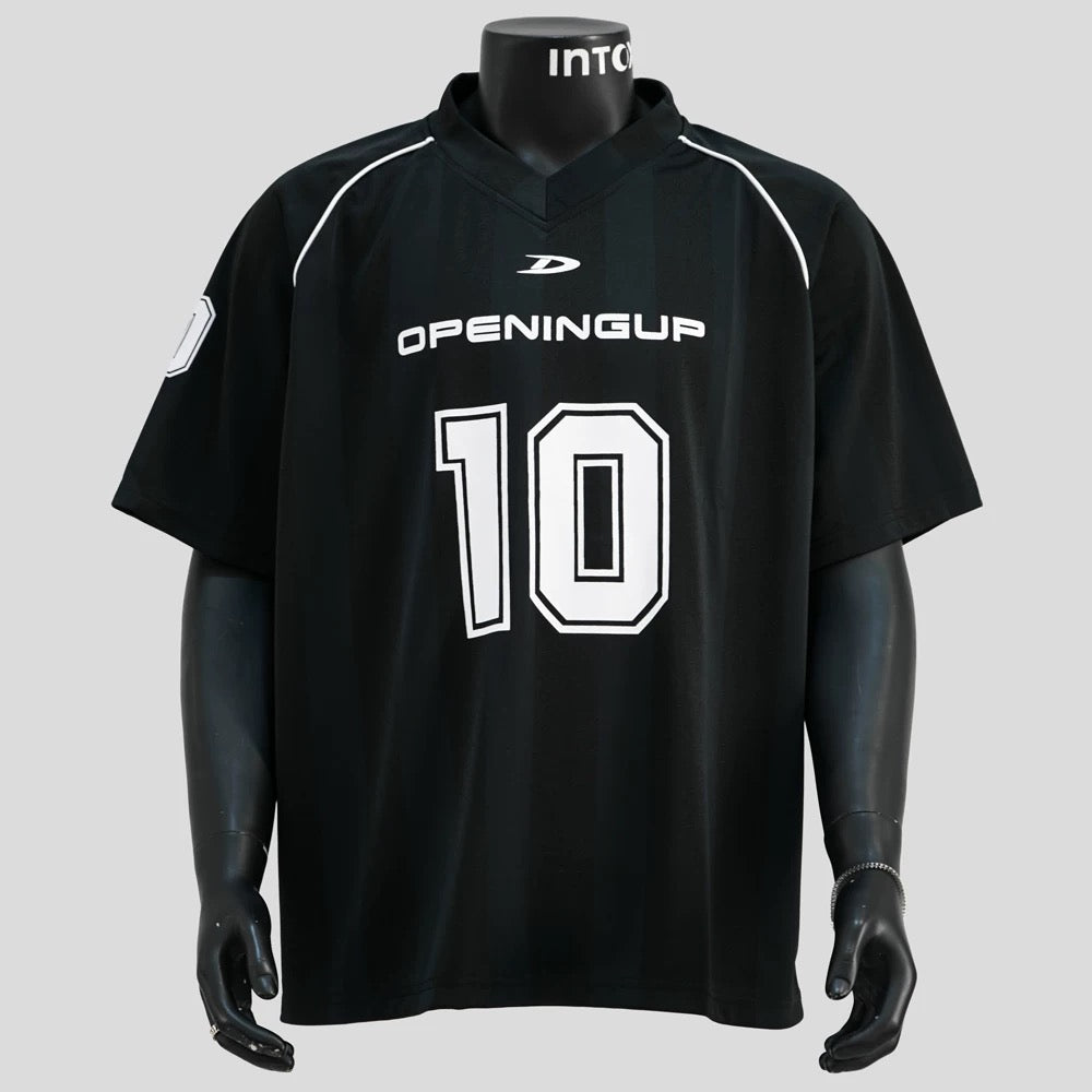 S0291 American street retro jersey short-sleeved loose casual v-neck top