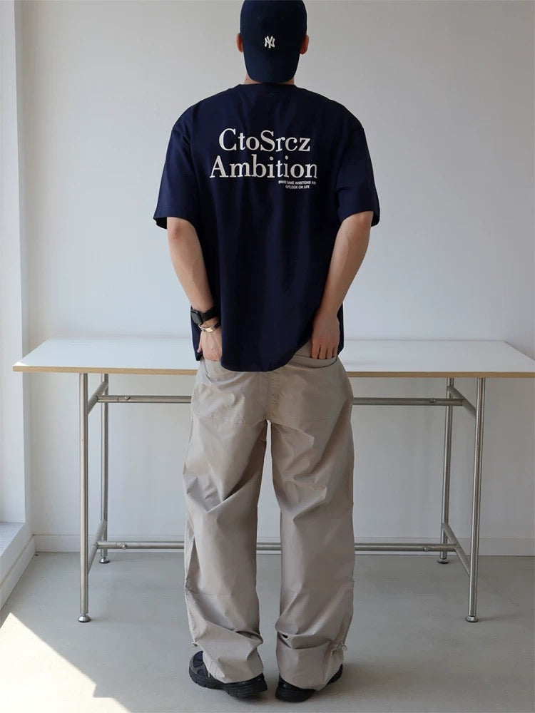 S0293 Japanese Style CTOSRCZ originaltrend high-end LOGO printed cotton T-shirt